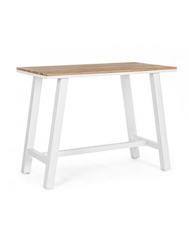 Bar table 131x73 white yk11 - BIZZOTTO skipper