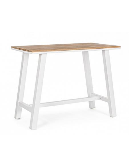 Bar table 131x73 white yk11 - BIZZOTTO skipper