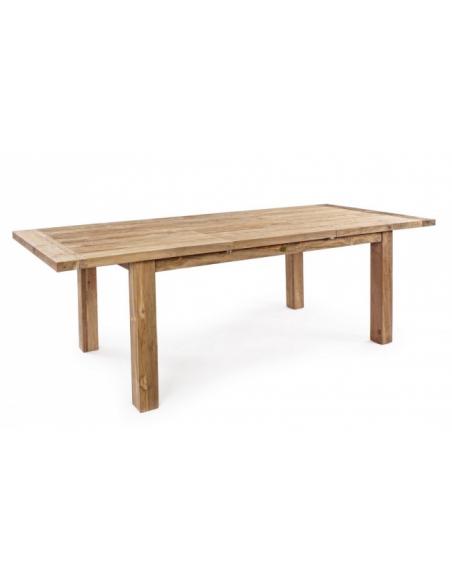 Extendable table 180-250 brown recic. - BIZZOTTO bounty