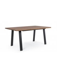 Anthracite table 160x90 fsc - BIZZOTTO oslo