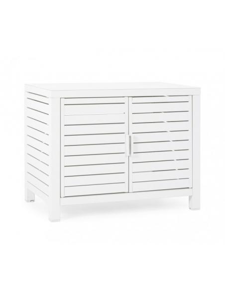 2-seater outdoor furniture white yk11 - BIZZOTTO atlantic