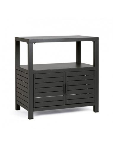 Anthracite yk13 2p-2b outdoor furniture - BIZZOTTO atlantic