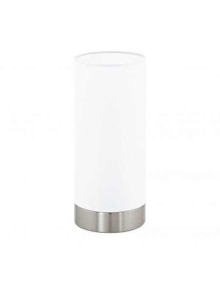 EGLO 95775 - DAMASCO 1 Living Room Lamp in Matte Nickel-Steel and Satin Glass