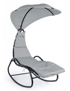 Chaise longue balancín antracita - Bizzotto baffin