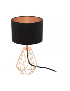 EGLO 95787 - CARLTON 2 Fabric Lamp in Steel, Copper and Textile