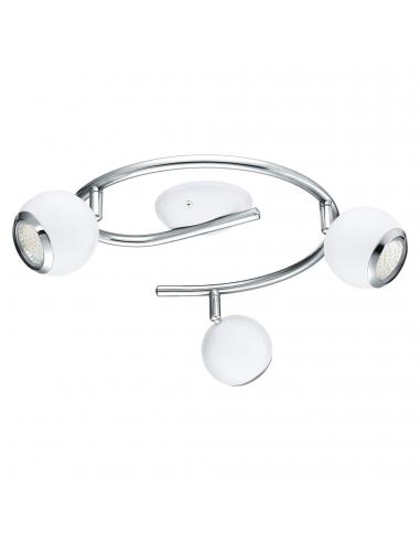 EGLO 31003 - BIMEDA Living Room Lamp in white steel, chrome