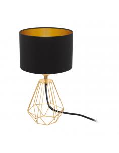 EGLO 95788 - CARLTON 2 Fabric Lamp in Steel, brass and Textile