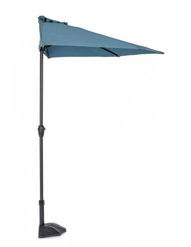 Sombrilla media luna 2.7 azul - Bizzotto kalife