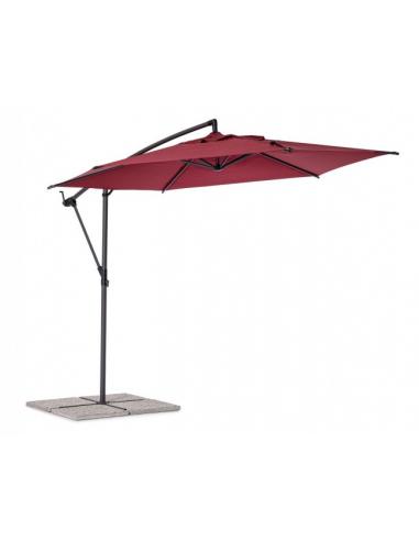 Sombrilla brazo 3m ant-burgund - Bizzotto tropea