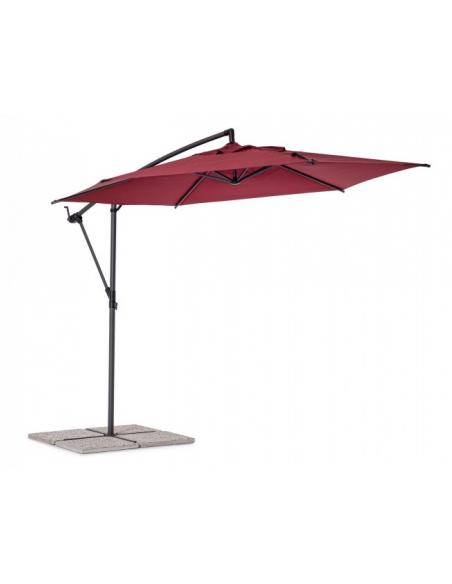Sombrilla brazo 3m ant-burgund - Bizzotto tropea
