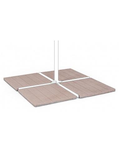 50x50 20kg birch tile set - BIZZOTTO accessories