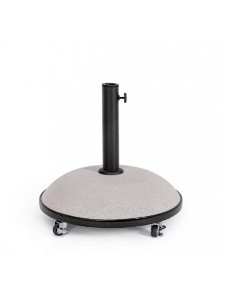 Umbrella base with wheels 35kg mink - BIZZOTTO berry
