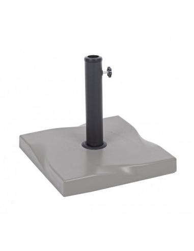 Base sombrilla cuad café 20kg - Bizzotto salonicco