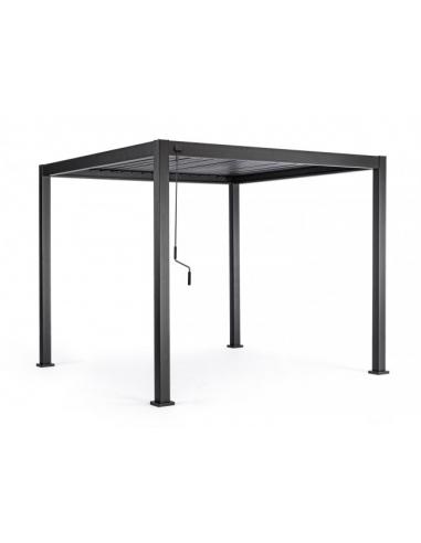Pérgola 3x3 antracita - Bizzotto ocean