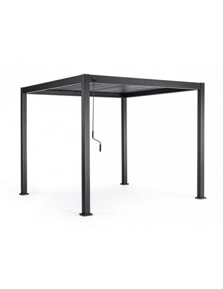 Pérgola 3x3 antracita - Bizzotto ocean