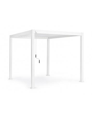 3x3 white pergola - BIZZOTTO ocean