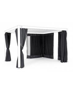 Conjunto cortina mosquitera pérgola 3x4 an - Bizzotto ocean