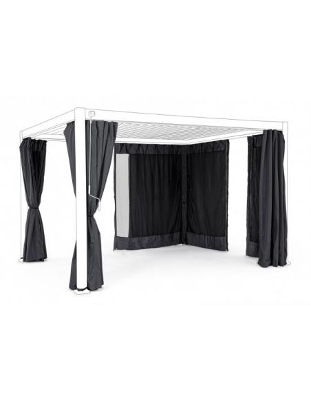 Conjunto cortina mosquitera pérgola 3x4 an - Bizzotto ocean