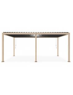 Pergola 3.6x6 brown- anthracite - BIZZOTTO ocean