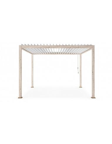 Pergola 3.6x3.6 rustic-white - BIZZOTTO ocean