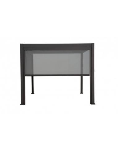 Pergola roller awning side 3.6 anthracite - BIZZOTTO ocean