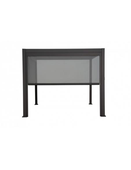 Pergola roller awning side 3.6 anthracite - BIZZOTTO ocean