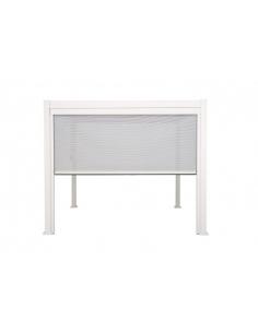 Pergola roller awning side 4m white - BIZZOTTO ocean