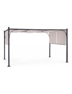 3x4 anthracite gray gazebo - BIZZOTTO slide