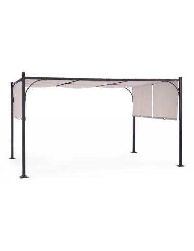 3x4 anthracite gray gazebo - BIZZOTTO slide