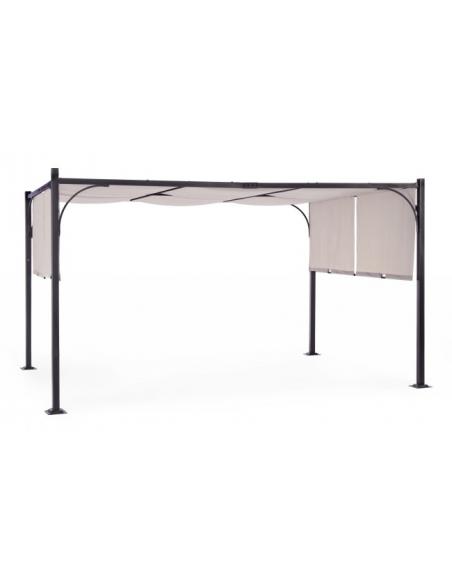 3x4 anthracite gray gazebo - BIZZOTTO slide
