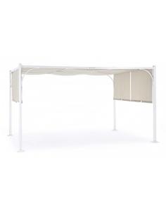 3x4 gazebo white-gray - BIZZOTTO slide