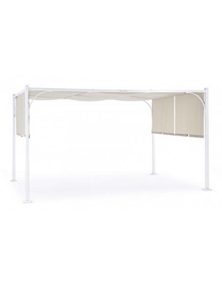 3x4 gazebo white-gray - BIZZOTTO slide