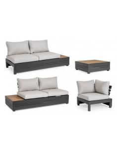 Corner set with anthracite cushion - BIZZOTTO osten 2