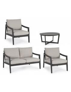 Set with anthracite cushion yk13 - BIZZOTTO sirenus 2