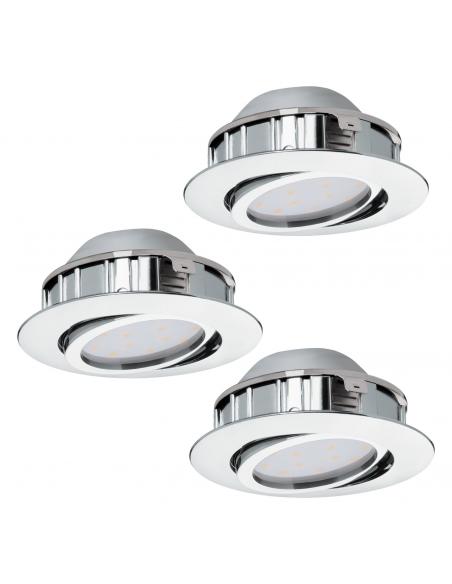 EGLO 95852 - PINEDA LED Recessed Lamp in Chrome Acrylic