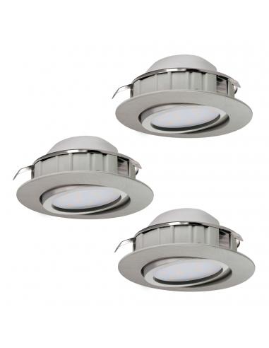 EGLO 95853 - PINEDA LED Recessed Lamp in Nickel-matte Acrylic