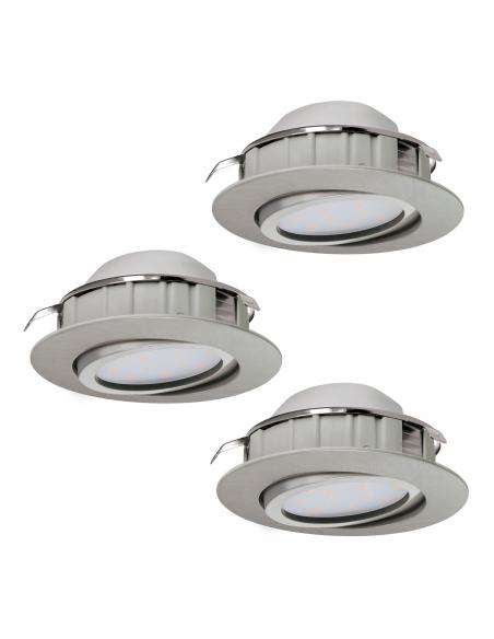 EGLO 95853 - PINEDA LED Recessed Lamp in Nickel-matte Acrylic