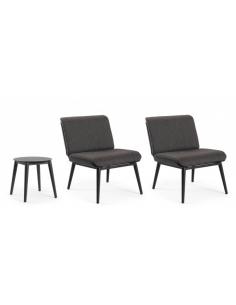 Set with anthracite cushion wg21 - BIZZOTTO isabela 2