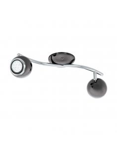 EGLO 31006 - BIMEDA Living Room Lamp in Nickel-black steel, chrome