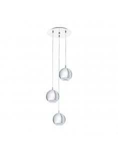 EGLO 95913 - CONESSA LED pendant lamp in Chrome Steel and Acrylic