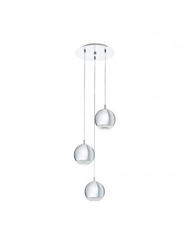 EGLO 95913 - CONESSA LED pendant lamp in Chrome Steel and Acrylic