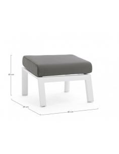 Footrest with white cushion jx11 - BIZZOTTO kledi 2