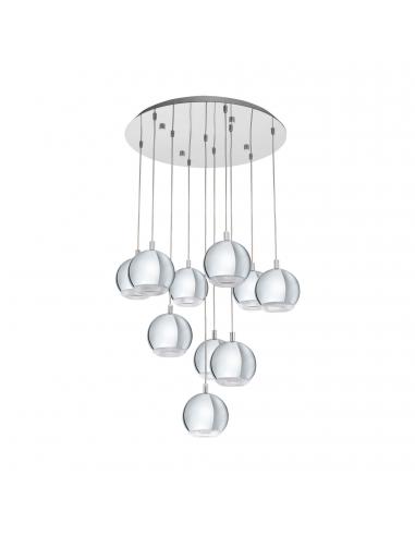 EGLO 95914 - CONESSA LED pendant lamp in Chrome Steel and Acrylic