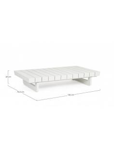 Mesita aux 126x73.5 blanco wg20 - Bizzotto infinity 2