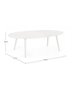 Mesa 120x75 blanco yk11 - Bizzotto ridley 2