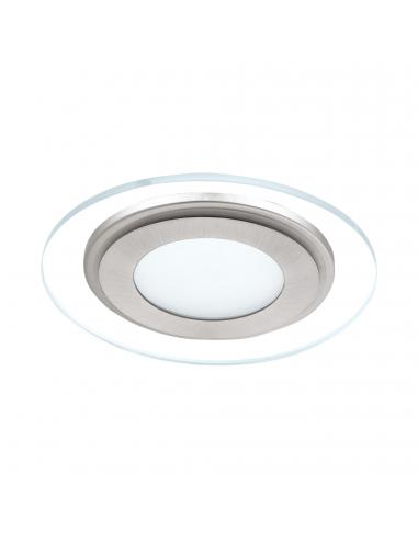 EGLO 95932 - PINEDA 1 Recessed LED Lamp in Steel, white plastic, nickel-matte and Acrylic