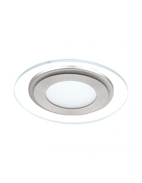 EGLO 95932 - PINEDA 1 Recessed LED Lamp in Steel, white plastic, nickel-matte and Acrylic