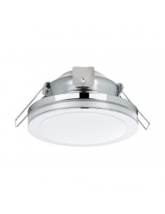 EGLO 95962 - PINEDA 1 Recessed LED Lamp in Steel, chrome plastic and Acrylic