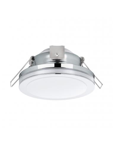 EGLO 95962 - PINEDA 1 Recessed LED Lamp in Steel, chrome plastic and Acrylic