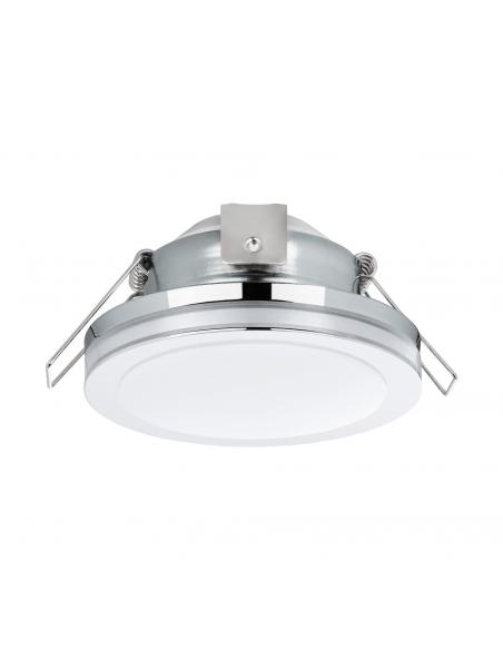 EGLO 95962 - PINEDA 1 Recessed LED Lamp in Steel, chrome plastic and Acrylic